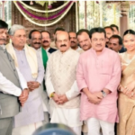 ರಾಜಕೀಯ ವೈಷಮ್ಯ ಮರೆತು ಒಂದಾದ ನಾಯಕರು: ಮಾಜಿ ಸಿಎಂ ಪುತ್ರಿಯ ನಿಶ್ಚಿತಾರ್ಥದಲ್ಲಿ ಸಿದ್ದರಾಮಯ್ಯ ಭಾಗಿ