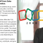 ಐಟಿ ಉದ್ಯೋಗಿಗಳಲ್ಲಿ ಆತಂಕ ಮೂಡಿಸಿದ್ದ ಆ ಪೋಸ್ಟ್‌ಗೆ ಬ್ರೇಕ್: 300 ಮಂದಿ ಮನೆಗೆ ಎಂಬ ಸುದ್ದಿಗೆ ಜೊಹೊ ನೀಡಿದ ಸ್ಪಷ್ಟನೆ ಏನು?